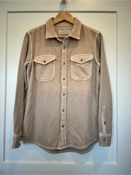 Outerknown Other - Outerknown Blanket Shirt/Shacket  Organic Oatmeal Cotton Hiking Preppy Cabin XS